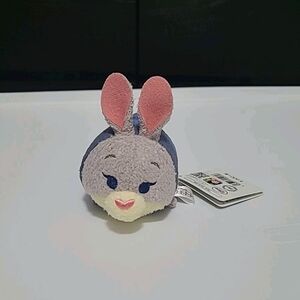 Disney Store Japan Judy Hopps Mini Tsum Tsum 3.5" - Zootopia - NEW with Tags